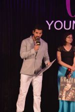 John Abraham Unveiling the Grazia Cover at the _Grazia Young Fashion Awards 2013_,..jpg